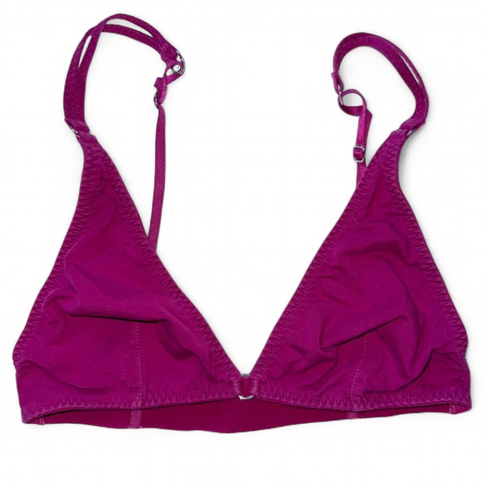 Intimately Free People Fuchsia Triangle Bralette Size Small Comfy Lounge Bra